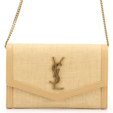 uptown tote ysl|saint laurent uptown pouch in micro raffia.